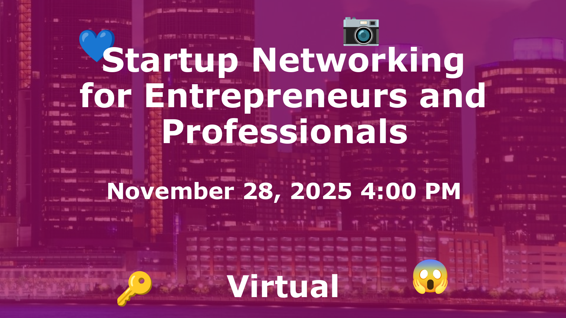 Startup Networking for Entrepreneurs and Professionals event image